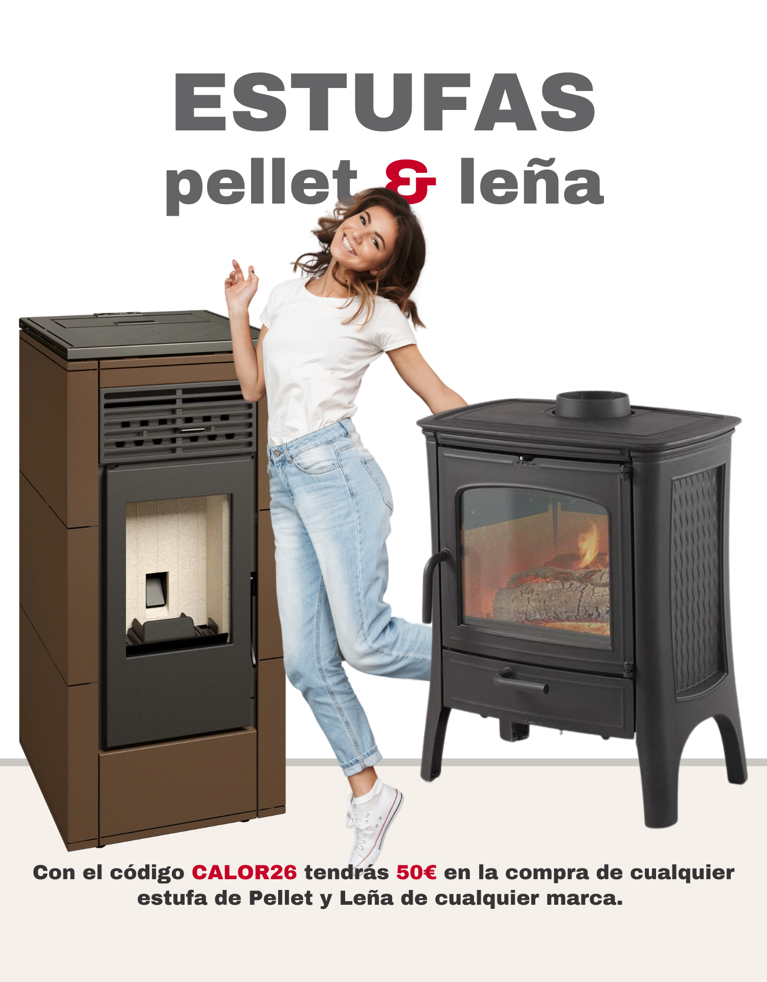 Estufas de leña y Pellet