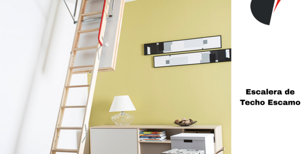 Escaleras de techo, funcionalidad y diseño para espacios reducidos